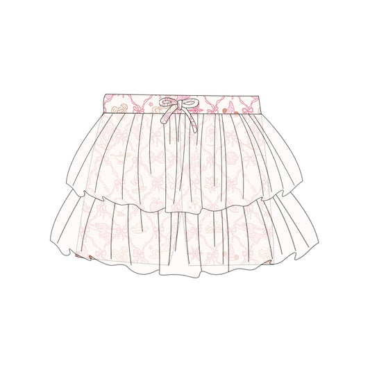 ADULT Mesh Magic Skort - Pink Park Icons