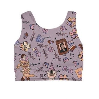 KIDS Crop Tank - Floating Lanterns