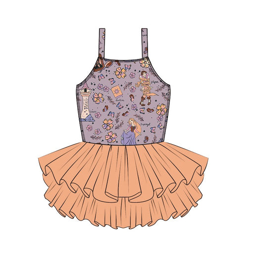 KIDS Tutu Dress - Floating Lanterns