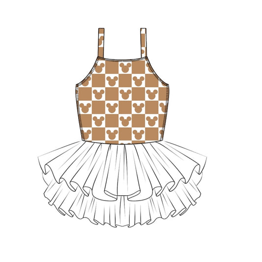 KIDS Tutu Dress - Boho Magic CAMEL