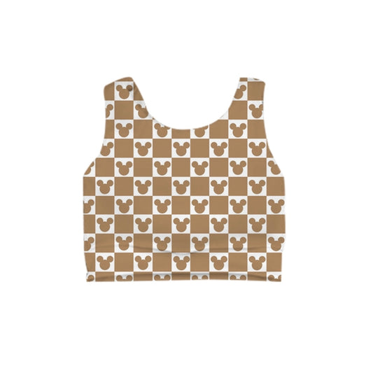 KIDS Crop Tank - Boho Magic CAMEL