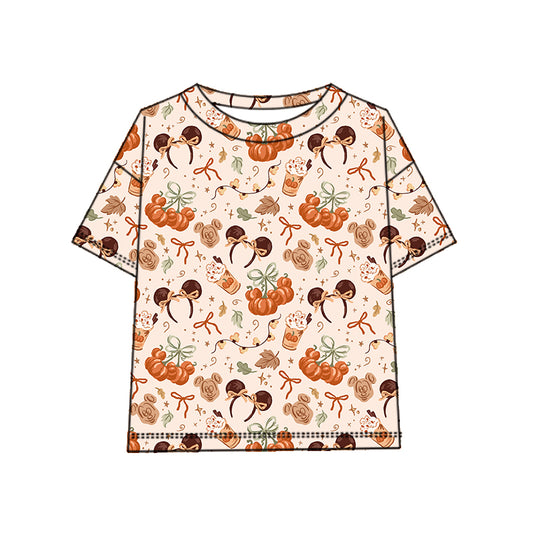 KIDS Scuba Oversized Tee - Pumpkin Spice
