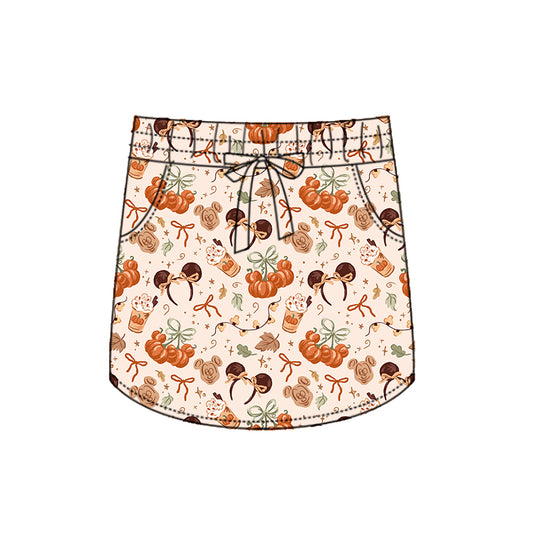 KIDS Scuba Tennis Skort - Pumpkin Spice
