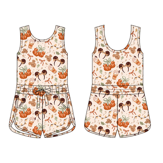 KIDS Scuba Romper - Pumpkin Spice