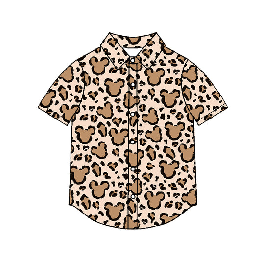 Men's Performance Button Up - Walk on the Wild Side Tan