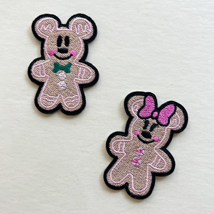 Gingerbread Cookie Patch SET