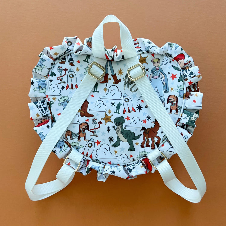 Heart Ruffle Backpack Giddy Up Gang